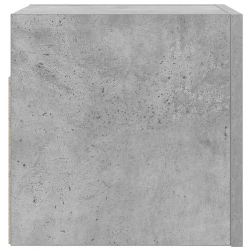ТВ шкафове за стенен монтаж, 4 бр, бетонно сиви, 30,5x30x30 см