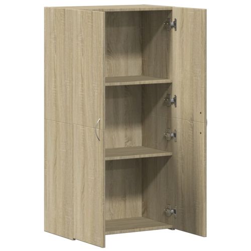 Шкаф за документи, сонома дъб, 60x32x115 см, инженерно дърво