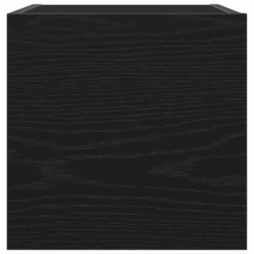Стенен ТВ кабинет 2 pcs Черен дъб 30,5 x 30 x 30 см