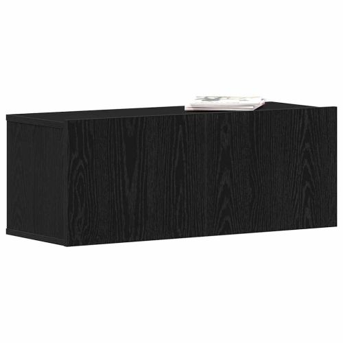 ТВ шкаф Черния дъб 80 x 30 x 30 см Инженерно дърво