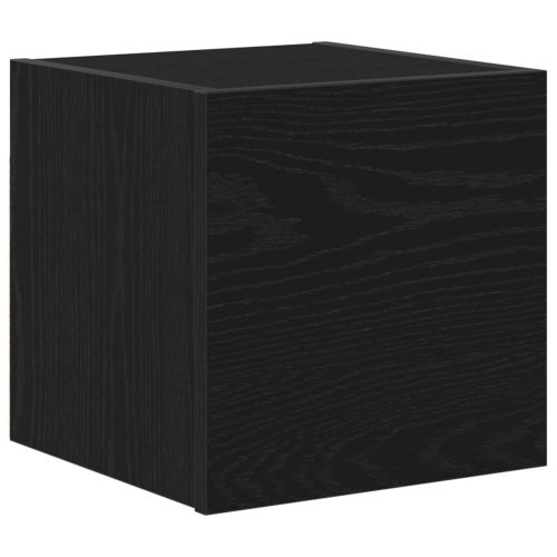 Комплект ТВ шкаф 7 pcs Черния дъб 100 x 30 x 30 cm