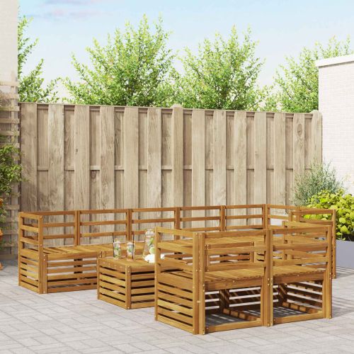 Комплекти дивани Естествен Солидно акациево дърво