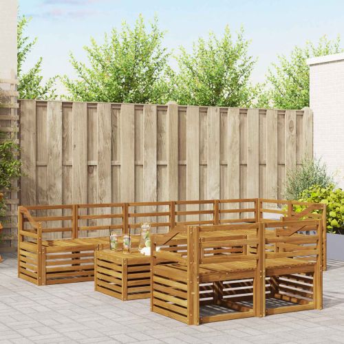 Комплекти дивани Естествен Солидно акациево дърво