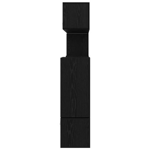 Комплект ТВ шкаф 10 pcs Черния дъб Инженерно дърво