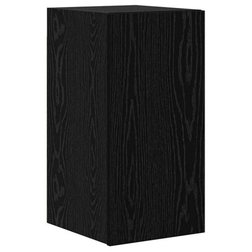 Комплект ТВ шкаф 9 pcs Черния дъб Инженерно дърво