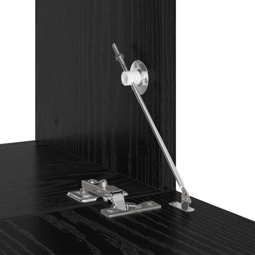 Комплект ТВ шкаф 9 pcs Черния дъб Инженерно дърво