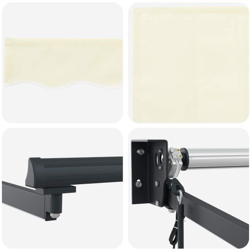 Електрически разтегателен навес Крем 4 × 3 m