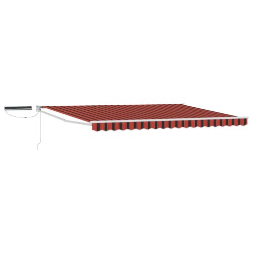 Електрически тент Оранжев и Черен 4 x 2 m Алуминий