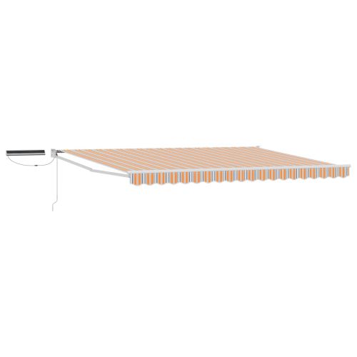 Електрически тент Син и Оранжев 4 × 3 m Алуминий