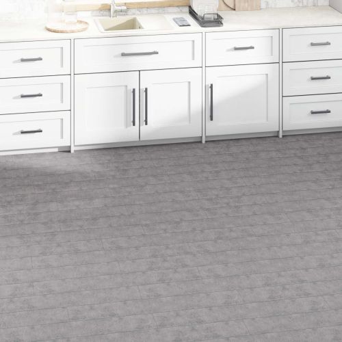 Дъски за под 36 pcs Кафяв цимент 5,02 m² ПВЦ