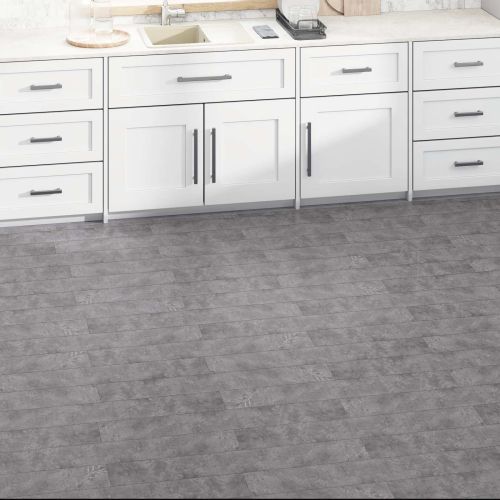 Дъски за под 36 pcs Бетонно Сиво 5,02 m² ПВЦ