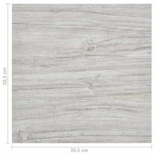 Дъски за под 5,11 м² 55 pcs ПВЦ Сив и Дърво