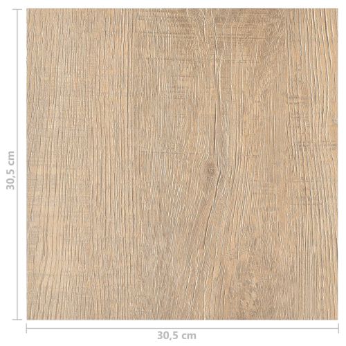 Дъски за под 5,11 м² 55 pcs ПВЦ Светлосив, Тъмен кафяв