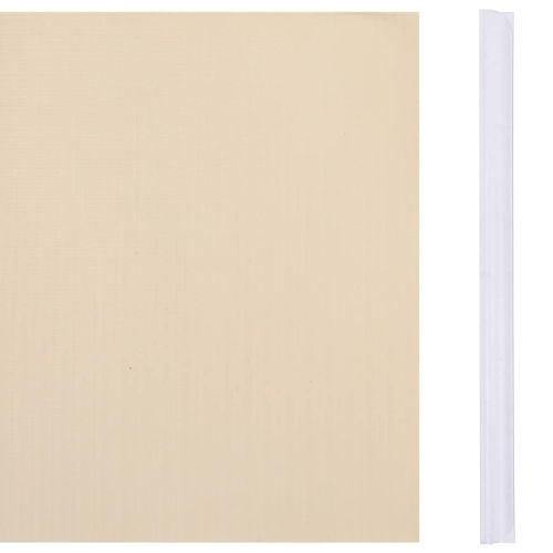 Лента за покриване на огради, PVC, 35x0,19 м, кремава