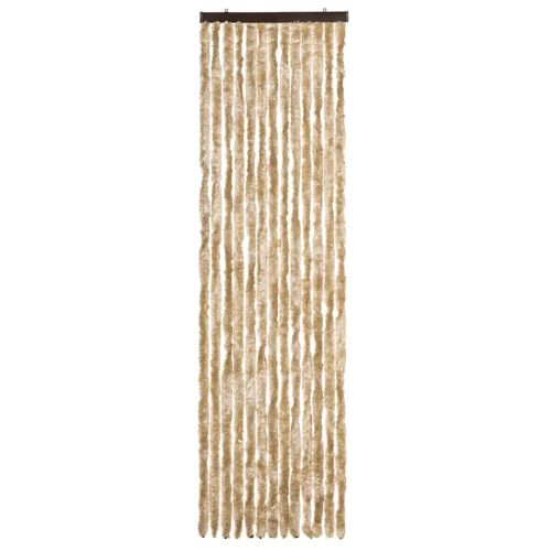 Завеса против насекоми, бежова, 56x200 см, шенил