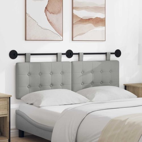 Висяща табла Облачно сиво 150 x 55 x 5 см текстил