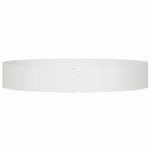 Пръстен за саксия Бяло 120 x 120 x 20 см