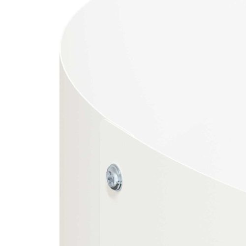 Пръстен за саксия Бяло 120 x 120 x 20 см