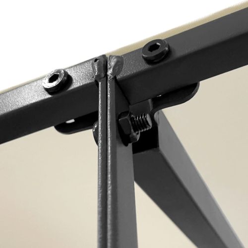 Навес таупе 2x2,3 м 180 г/м² плат и стомана