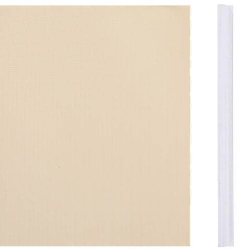 Ленти за покриване на огради 4 бр PVC 35x0,19 м кремави