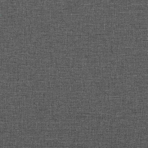 Рамка за легло без матрак, тъмносива, 100x200 см, плат