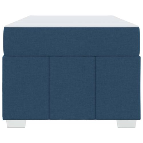 Рамка за легло с матрак Синьо 90 x 200 cm текстил