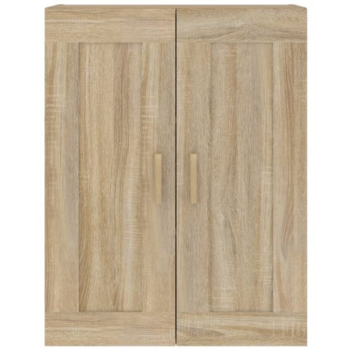 Стенен шкаф, сонома дъб, 69,5x32,5x90 см, инженерно дърво