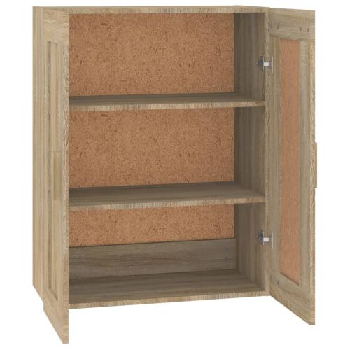 Стенен шкаф, сонома дъб, 69,5x32,5x90 см, инженерно дърво