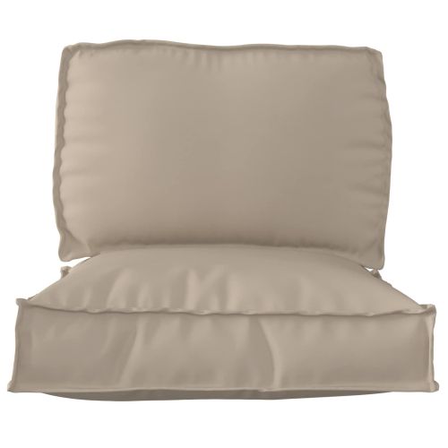 Комплект възглавници за палет 2 pcs Таупе Оксфордска тъкан