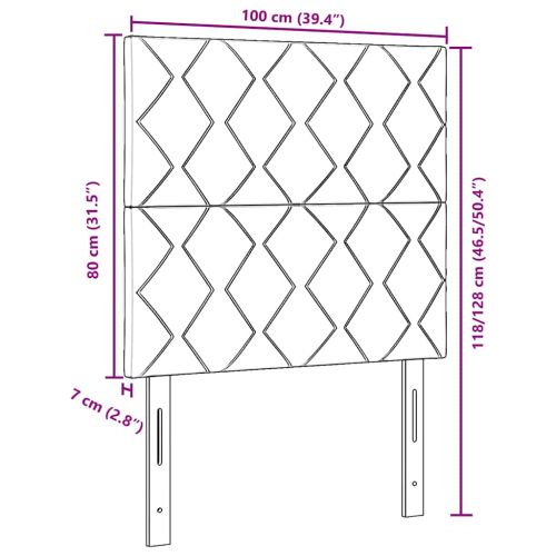 LED глава Таупе 100 cm текстил
