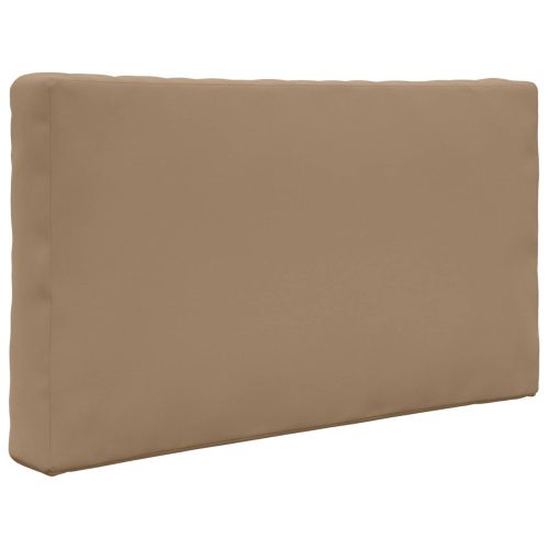 Възглавница за диван на открито 2 pcs Таупе Полиестер