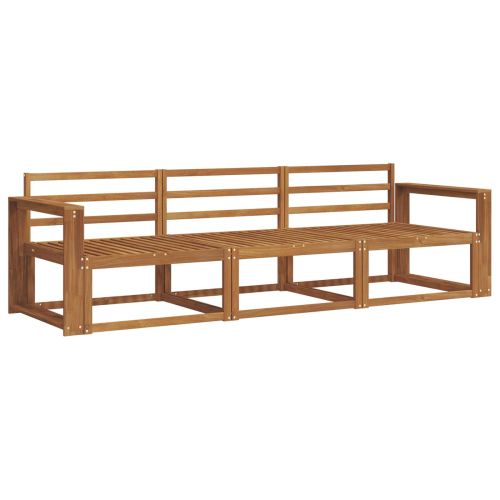 Комплект дивани за открито 3 pcs Естествен