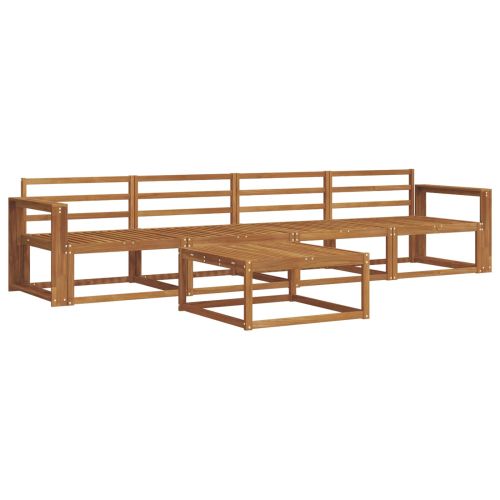 Комплект дивани за открито 5 pcs Естествен