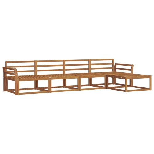 Комплект дивани за открито 5 pcs Естествен