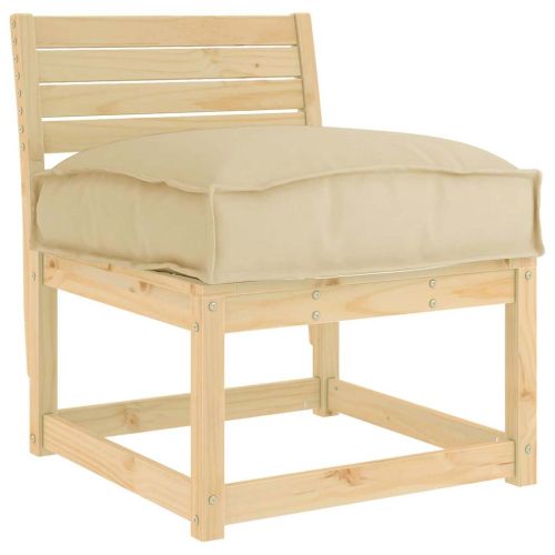 Възглавница Бежово 60 x 40 x 8 см Оксфордска тъкан