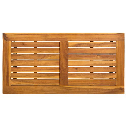 Маса за открито Сив 80 x 40 x 40 cm Стомана и полиратан