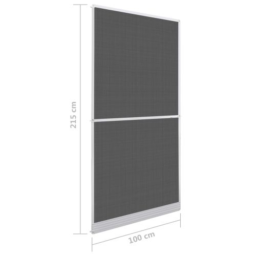 Мрежа против насекоми с панта Бял и черен 100 x 215 cm