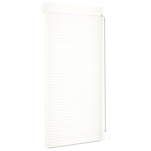 Ролетна щора Бял 100 x 210 cm Алуминий и полиреутан