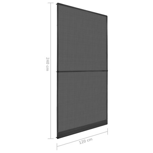 Мрежа против насекоми с панта Антрацит и черен 120 x 240 cm
