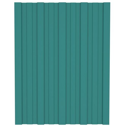 Покривен панел 36 pcs Зелен 60 x 45 cm Поцинкована стомана