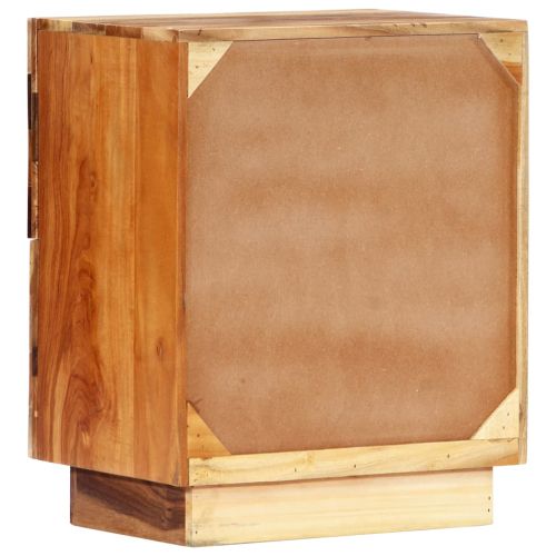 Нощно шкафче, 40х30х50 см, регенерирано дърво масив