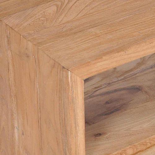 ТВ шкаф, 90x30x40 cм, тиково дърво масив