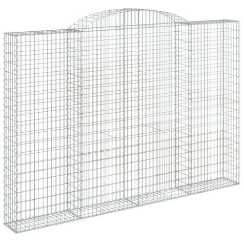 Габионни кошници арка 3 бр 300x30x200/220 см поцинковано желязо