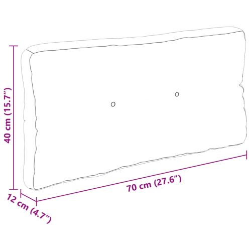 Палетни възглавници, 5 бр, червени, текстил