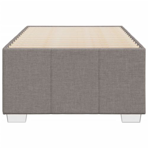Рамка за легло без матрак, таупе, 90x200 см, плат