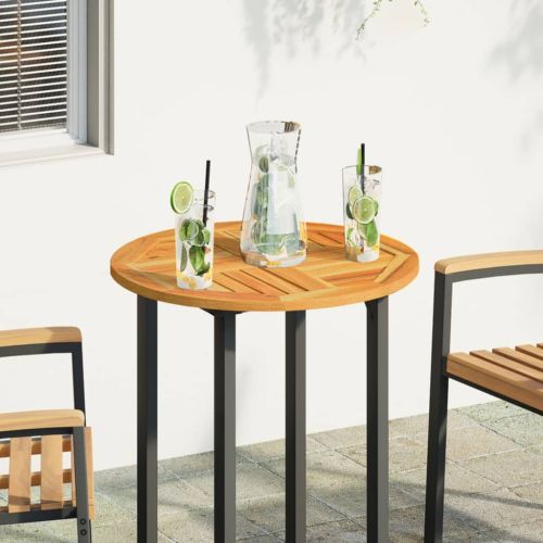 Плот за маса, Ø60x2 см, кръгъл, акациево дърво масив