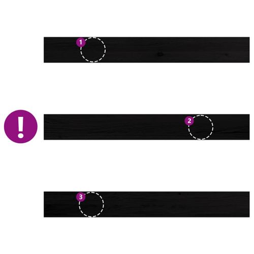 Прозоречни первази, 2 бр, тъмнокафяви, 120x15x2 см, дъб масив