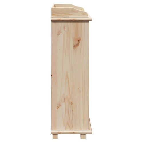 Винен рафт Естествен 58 x 28 x 90 см Масивно дърво от бор