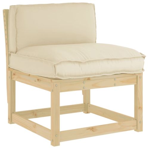 Възглавница Бежово 80 x 40 x 12 cm Оксфордска тъкан