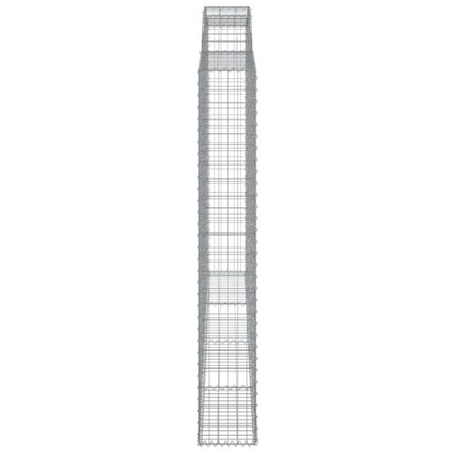 Габионни кошници арка 5 бр 300x30x200/220 см поцинковано желязо